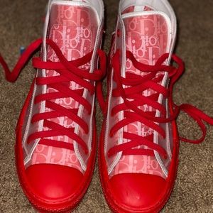 dior chucks red
